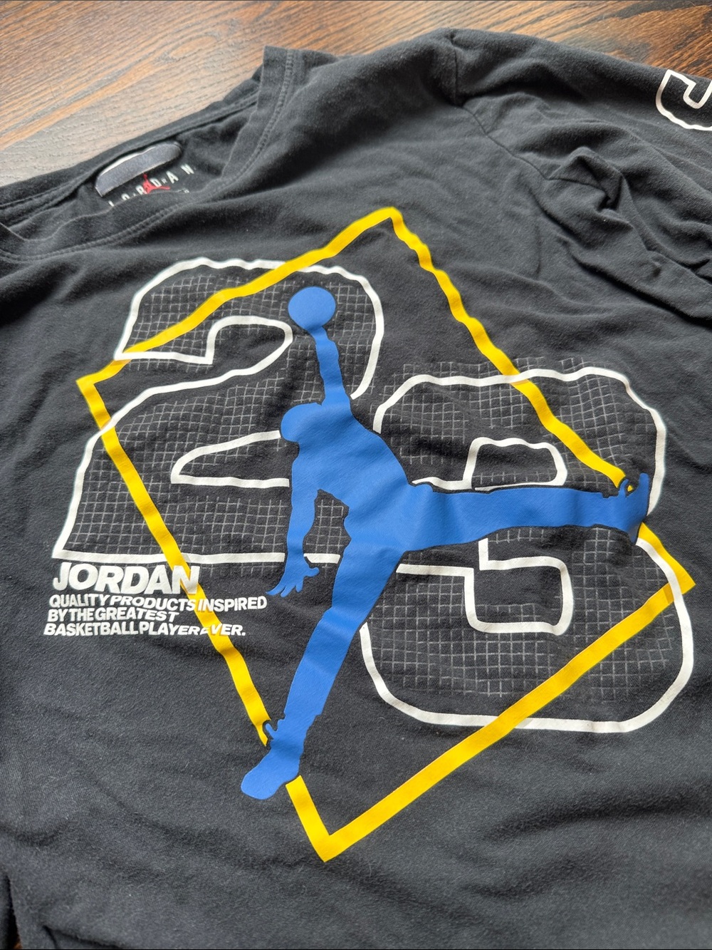 Jordan Black Long-Sleeve Shirt Jumpman.  boys youth size large - Picture 7 of 14